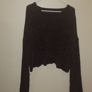 Dark purple forever 21 knit sweater